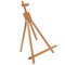 31" High Wood Studio Tabletop Easel - Adjustable Artist Tripod, Holds Up to 27" Canvas, Folding A-Frame Artist Display Stand - Table Top Easel for Painting